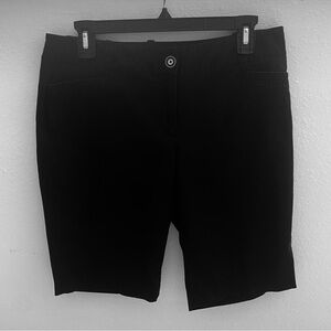 White House Black Market Women's Black Bermudas
